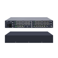 Interfaces USB RJ45 Passerelle Voip Pont de routage d'accès vocal Passerelle 128 FXS