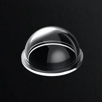 Dôme optique en verre borosilicate OEM pour caméras IP extérieures, résistant aux UV, boîtier étanche, revêtement anti-reflet