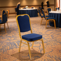 Chaise de banquet empilable HPC-11, acier durable, mobilier d'hôtel pour salon, entrée, hôpital, parc, sous-sol