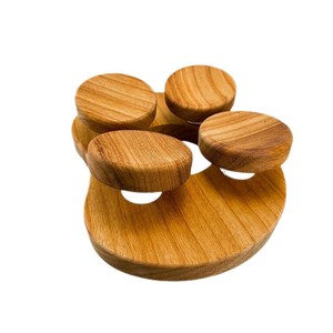 Almohada de madera para sauna, forma irregular, antideslizante, para baño y masaje en sauna - Product Image 5