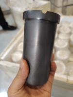 Crisol de grafito de alta pureza para fundición al vacío poroso a alta temperatura, para fundir y refinar oro, plata y otros metales preciosos