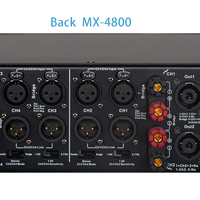 Amplificateur 4 canaux haute puissance 4400W, système de sonorisation PA pontable, haut-parleur audio professionnel