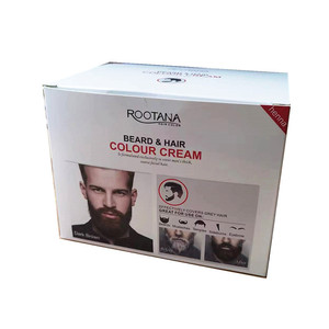 Teinture noire efficace pour barbe et moustache semi-permanente pour hommes Teinture pour cheveux nourrissante et rapide pour hommes - Product Image 1