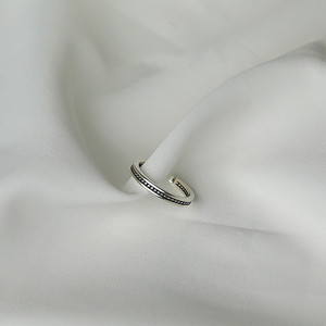 Retro Polka Dot <b>Ring</b> For Women Simple Unique Open Band <b>Plain</b> <b>Ring</b> Gift Jewelry Geometric Shape Round Design JZ 030 - Product Image 4