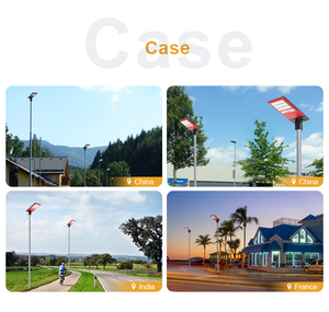 Lampadaire Solaire LED Extérieur Étanche 20W 30W 40W 50W 60W 80W 100W pour Zones Industrielles et Entrepôts - Product Image 2