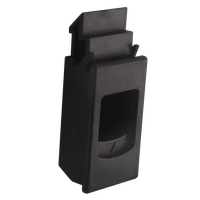 Poignée de porte coulissante verrouillable Snap-in Flush Design Push-to-Close avec loquet en plastique Slam Abs pour portes coulissantes ouvertes