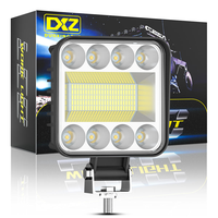 DXZ H-F-128 4 pouces 128 LED Projecteur de travail à faisceau spot 9-80V Blanc pour camion, bus, chariot élévateur, tout-terrain