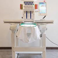 Máquinas de bordar computarizadas Dahao A15 de 1/2/3/4 cabezales con software y control por computadora para varios tejidos y áreas personalizadas, venta al por mayor de fábrica