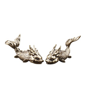 Adorno de Dragón de Latón, 2 Piezas, Decoración Feng Shui para el Hogar, Prensapapeles para Sala de Estar, Decoración de Año Nuevo Chino - Product Image 5
