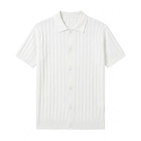 Pull en soie de style preppy pour homme Source Factory, collection printemps/été 2026, coupe ample, polyvalent, pour couples