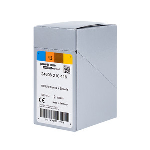 Piles pour appareils auditifs Power One Zinc <span class=keywords><strong>Air</strong></span>, taille P13 A13 1,45 V, pour ITE, ITC - Product Image 3