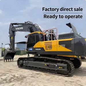Nouvelle pelle sur chenilles Volvo EC480 d'occasion 2024, 48 tonnes, avec pompe hydraulique Kawasaki, excavatrice EC480B, location EC380 400 450 210 240 - Product Image 2