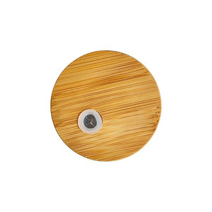 Usa Magazijn 16Oz Mat Blikje Glas Voor Sublimatie Afdrukken Warmteoverdracht Met Bamboe Deksel En Stro Voor Aangepaste Geschenken - Product Image 5