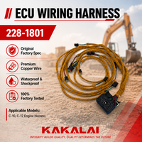 Faisceau de câblage d'excavatrice de haute qualité 228-1801, faisceau de câblage d'injecteur de carburant pour moteur CAT C9, excavatrice 330D 336D