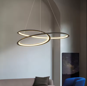 Zèle Éclairage Designer Salon Luminaires Suspendus Lustres De Plafond Modernes LED Suspension - Product Image 5