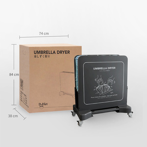 เครื่องอบร่มแบบสติ๊กเกอร์ปรับแต่งได้ สำหรับสถานที่สาธารณะ เป็นมิตรกับสิ่งแวดล้อม พร้อมแผ่นไมโครไฟเบอร์คุณภาพสูง - Product Image 1