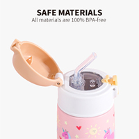 2022 de alta calidad taza de vacío 304 niños botella de agua de acero inoxidable de doble pared con aislamiento matraz botella