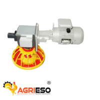 Système automatique d'alimentation et d'abreuvement pour volailles avec moteur italien Transtecno pour élevages de poulets de chair, pondeuses et reproducteurs
