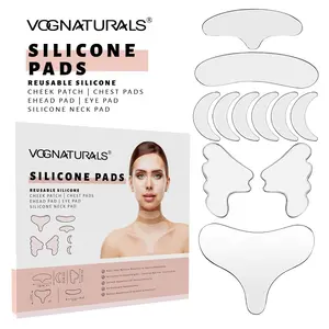 OEM Reusable Silicone Pads Travel Size Anti-<strong>Wrinkle</strong> Eye <strong>Patch</strong> for <strong>Face</strong> Neck Forehead Cheek Breast <strong>Wrinkles</strong> - Product Image 1