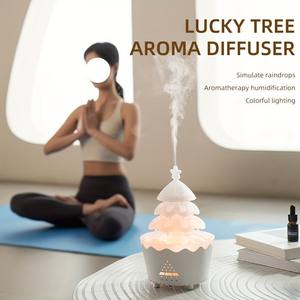 250ml Cold Mist Essential Oil Fragrance <b>Diffuser</b> - With Colorful LED Night Light for Bedroom Office Air Purification Decoration - Product Image 6