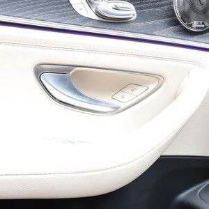 Autocollants pour interrupteur de porte et bouton de verrouillage Mercedes-Benz, pour la décoration intérieure des classes C et E GLC260, adhésifs décoratifs en ABS - Product Image 3