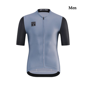 Maillot de Ciclismo Unisex con Mangas Raglán en Contraste, Bloques de Color, Manga Corta, Cierre Completo, Secado Rápido y Transpirable para Ciclismo de Montaña (MTB) - Product Image 2