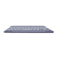 Nouveau mini clavier tablette sans fil BT 7 pouces avec interrupteur à ciseaux en plastique pour Android/iOS/59 touches ultra fin Plug and Play