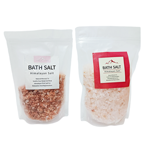 Himalaya-Rosa Unraffiniertes Meersalz 500g/Beutel 1KG/Beutel Standbeutel Glasflasche Glas Lavendel-Duft Badesalz Zitrone-Honig-Aroma - Product Image 1