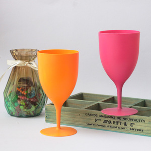 <span class=keywords><strong>Verre</strong></span> à vin en plastique 350ml, gobelets de <span class=keywords><strong>couleur</strong></span> jetables 6 PP <span class=keywords><strong>verre</strong></span> givré tasses hautes - Product Image 3