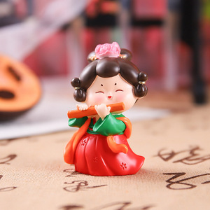 Chinese Style Tang <strong>Dynasty</strong> Lady Resin Crafts Decorative Ornaments Figurines of Tang <strong>Dynasty</strong> China Trade - Product Image 5