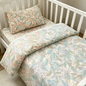 Tissu 100 % coton OEM à haute densité de fils, super doux, imprimé original sous licence, pour ensemble de literie bébé, motif et logo personnalisés - Product Image 1