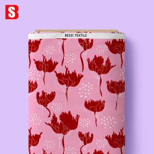 Bessi <span class=keywords><strong>2025</strong></span> Mới Thời Trang 100% Hữu Cơ Cotton Tự Do Cotton Vải Hoa Thiết Kế In Cho Phụ Nữ Của Trẻ em' Túi Áo Sơ Mi Đồ Chơi - Product Image 4