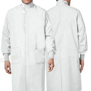 เสื้อโค้ทสำหรับโรงพยาบาลเนื้อนุ่มปรับแต่งได้สำหรับผู้ชายเสื้อโค้ทสำหรับหมอพยาบาลพิมพ์โลโก้เวียดนาม - Product Image 2