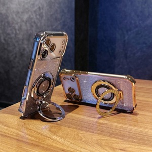 Coque Souple Anti-Chute Électroplaquée en TPU avec Support Magnétique et Paillettes pour iPhone 17 Pro et iPhone 16 - Product Image 2