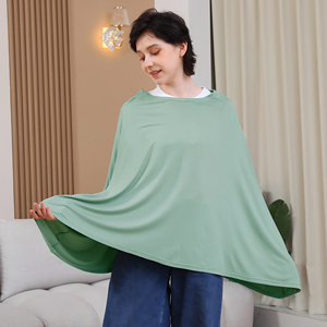 360 ° Poncho d'allaitement à couverture intégrale en rayonne douce et respirante - Product Image 2