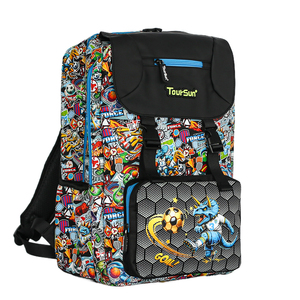 Sac d'école pour enfants Sac à dos de maternelle avec dessin animé de garçon de <span class=keywords><strong>football</strong></span> pour les élèves garçons adolescents - Product Image 2