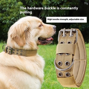 Collares acolchados de diseño sólido para perros de tamaño mediano y grande, incluyendo Golden Retrievers y pastores alemanes, suministros para mascotas - Product Image 5