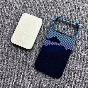 Custodia Magnetica Ultrasottile in Fibra di Carbonio con Texture per <span class=keywords><strong>iPhone</strong></span> 17 16 15 14 13 Pro Max, Ricarica Wireless, <span class=keywords><strong>Cover</strong></span> Posteriore Semi-Inclusiva - Product Image 3