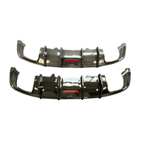 Pièces de rechange automobiles pour carrosserie, diffuseur arrière avec feux horizontaux pour Audi S5 A5 2017 - 2020