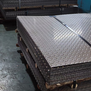 304 316 plaque d'acier à carreaux inoxydable plaque antidérapante plaque d'acier à carreaux en acier doux laminé à chaud - Product Image 3