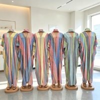 Nouvelle Robe Longue Ample Imprimée Dashiki Kaftan pour Femmes Africaines Grande Taille à Manches Courtes Style Abaya Tendance