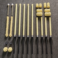 Équipement de jonglage avec des flammes, corde tubulaire à forte absorption d'huile pour spectacle de danse, mèche 22*5mm, gaine en Kevlar pur