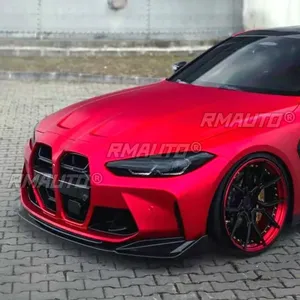 ชุดแต่งรอบคันสำหรับ BMW M3 M4 G80 G82 ปี 2021-2024 ชุดแต่งกันชนหน้าแบบ Splitter ลายคาร์บอนไฟเบอร์ สปอยเลอร์กันชนหลังสไตล์สปอร์ต อุปกรณ์ตกแต่งรถยนต์ - Product Image 3