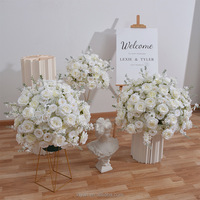 Fournitures de décoration de mariage personnalisées, support à fleurs pour mariage, boule de fleurs, centre de table pour mariage, centre de table pour table de mariage