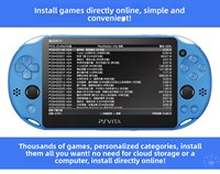 Console de jeu WiFi PS Vita PSV1000/PSV2000 authentique rose rouge métal argenté