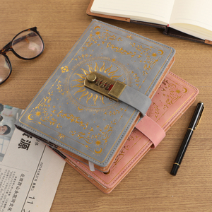 <span class=keywords><strong>Quaderno</strong></span> Vintage In Ecopelle Con Lucchetto A5 Diario Decorativo Con Chiusura <span class=keywords><strong>A</strong></span> Combinazione Regalo Ufficio Scrittura - Product Image 2
