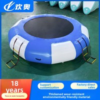 Toboggan aquatique gonflable en maille PVC laminée personnalisé pour enfants, avec boule roulante d'extérieur et jouet toupie (diamètres 2-3,5 m)
