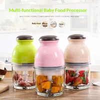 YINXIN Elektrische Babyvoedselprocessor RVS Vleesmolen Groentenblender Automatische Verstelbare Versnelling Voedselbereider