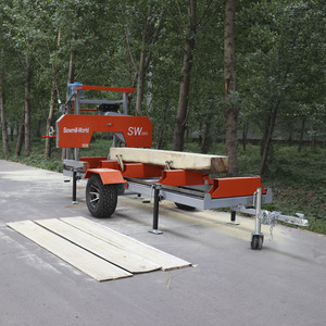 Scierie à bande horizontale ultra-portable pour les propriétaires de fermes et le traitement du bois en DIY - Product Image 3