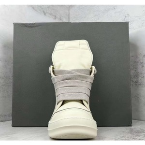 American Street Black and White Patchwork Leather High Top Board Shoes, <b>Height</b> <b>Increasing</b> Versatile Casual Men and Women - Product Image 5